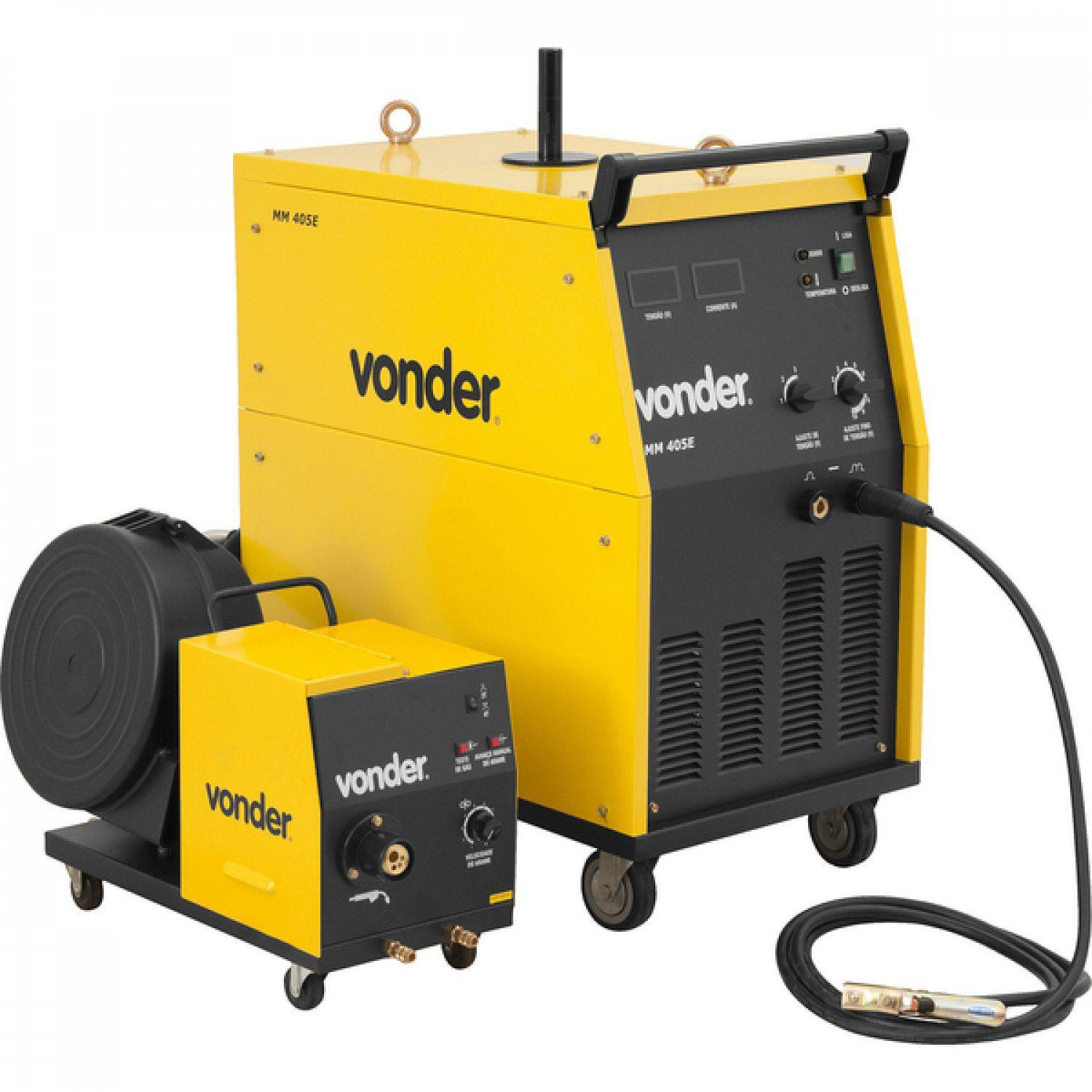 Máquina para solda MIG/MAG com cabeçote externo MM 405 E trifásica