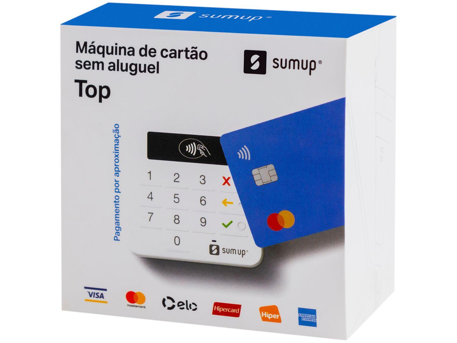 Maquininha de Cartão SumUp Top Bluetooth