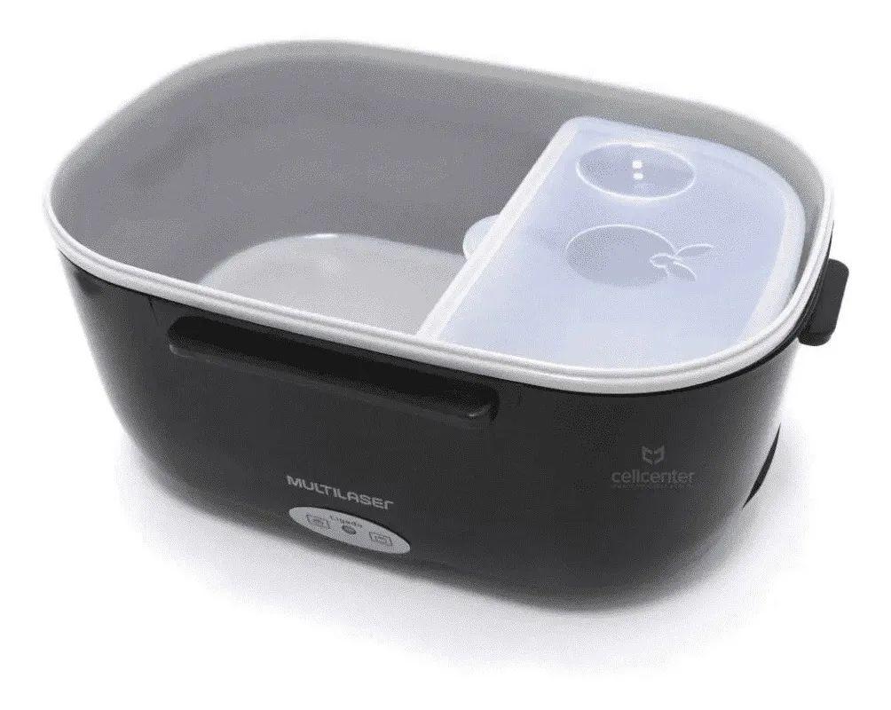 Imagem de Marmita Elétrica Aquecedora de Alimentos Portátil Gourmet Preto Multilaser CE071- 60W