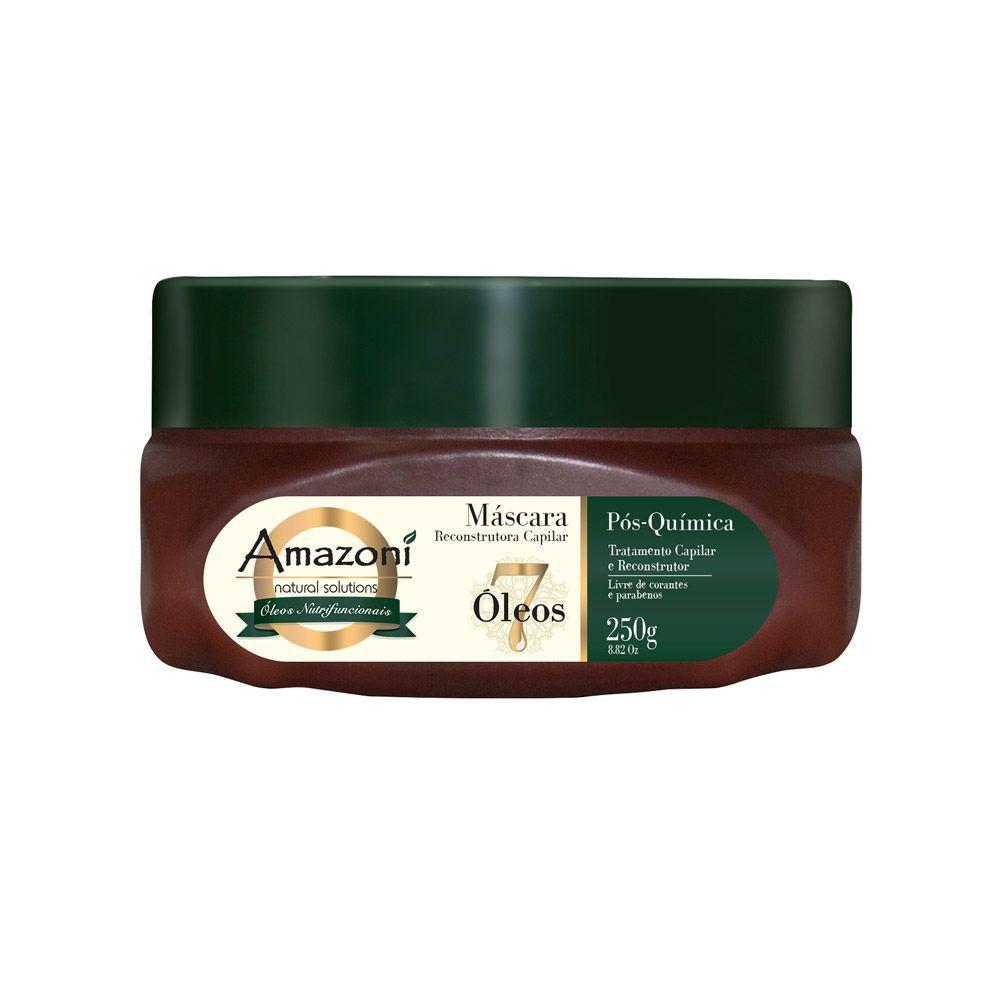 MÁSCARA AMAZONÍ 7 ÓLEOS NUTRIFUNCIONAIS 250g Máscara Capilar
