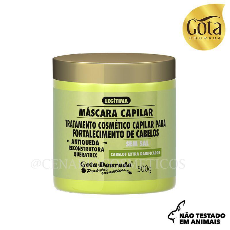 Máscara Capilar Gota Dourada Antiqueda Queratrix 500g Máscara Capilar