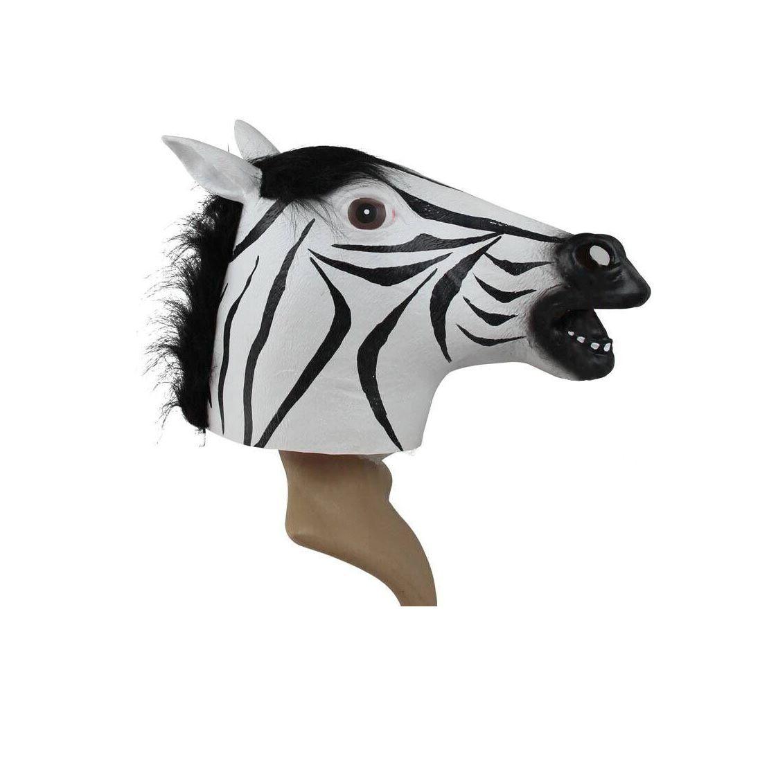 Fantasia Máscara Cabeça de Cavalo Adulto Halloween