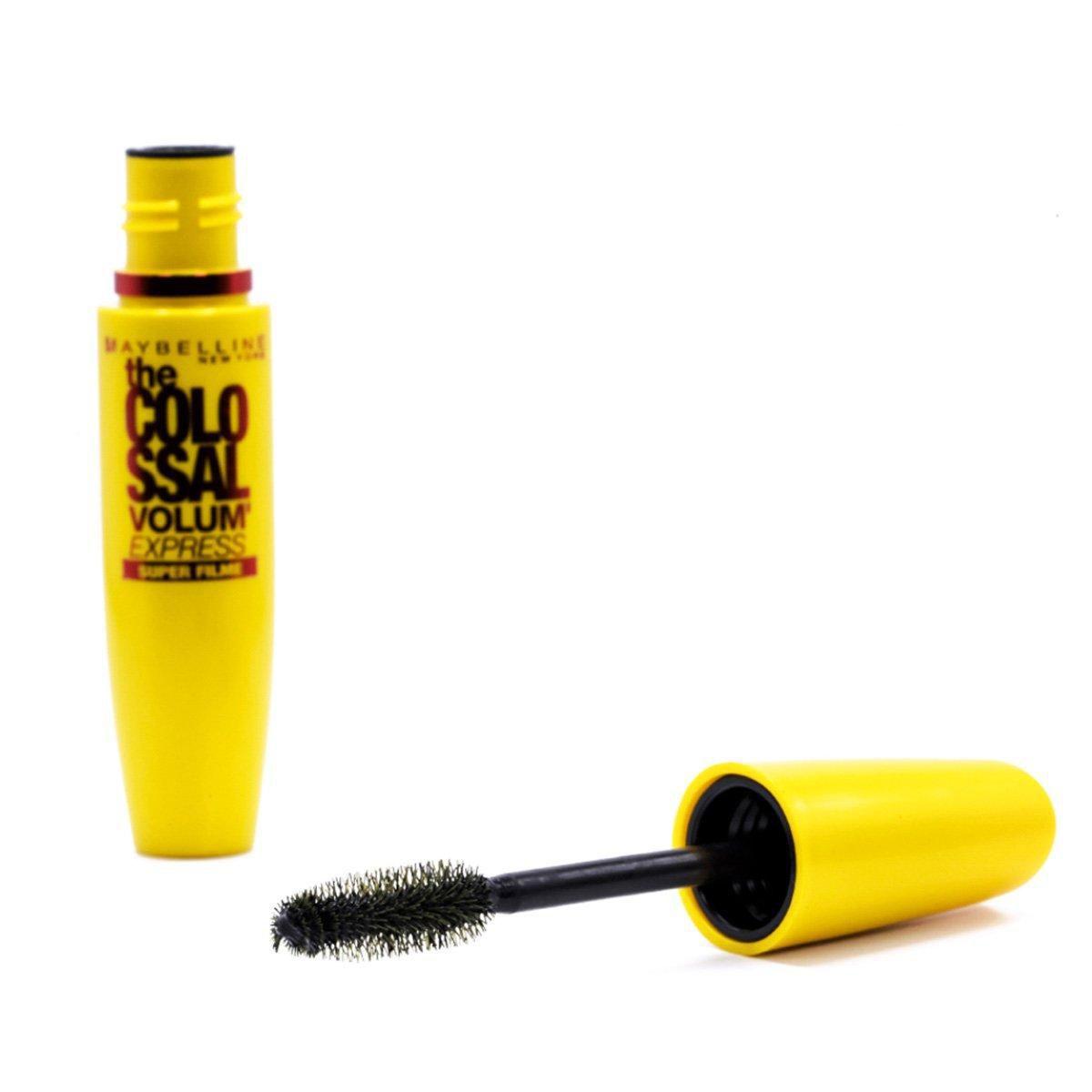 Máscara de Cílios Maybelline The Colossal Super Filme Máscara e Rímel