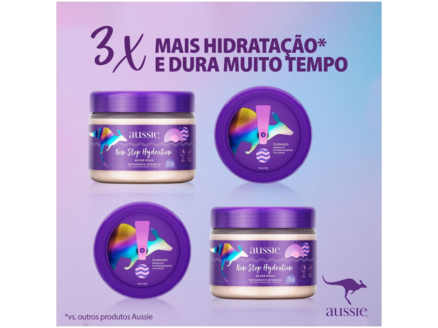 Máscara de Hidratação Aussie Non Stop Hydration 4Ever Mask 270ml