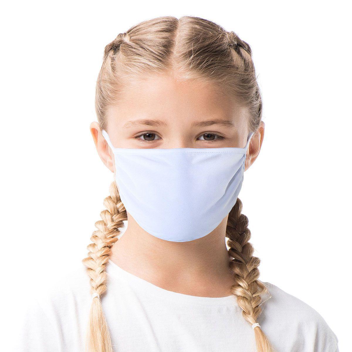 Mascara De Protecao Infantil Lisa Branca Mask4all Mascara Facial Descartavel Reutilizavel Magazine Luiza