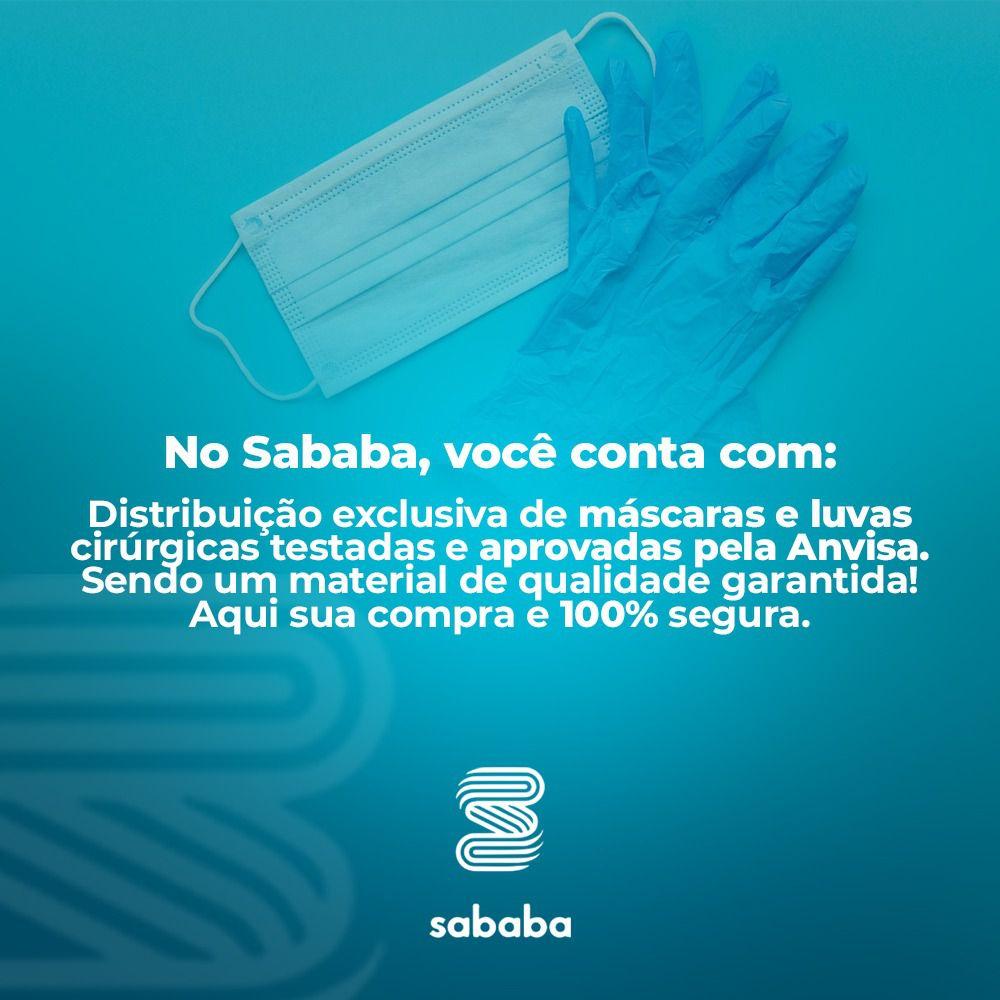 Máscara Descartável Adulto Tripla Camada Preta KIT c/50 NSH Máscara