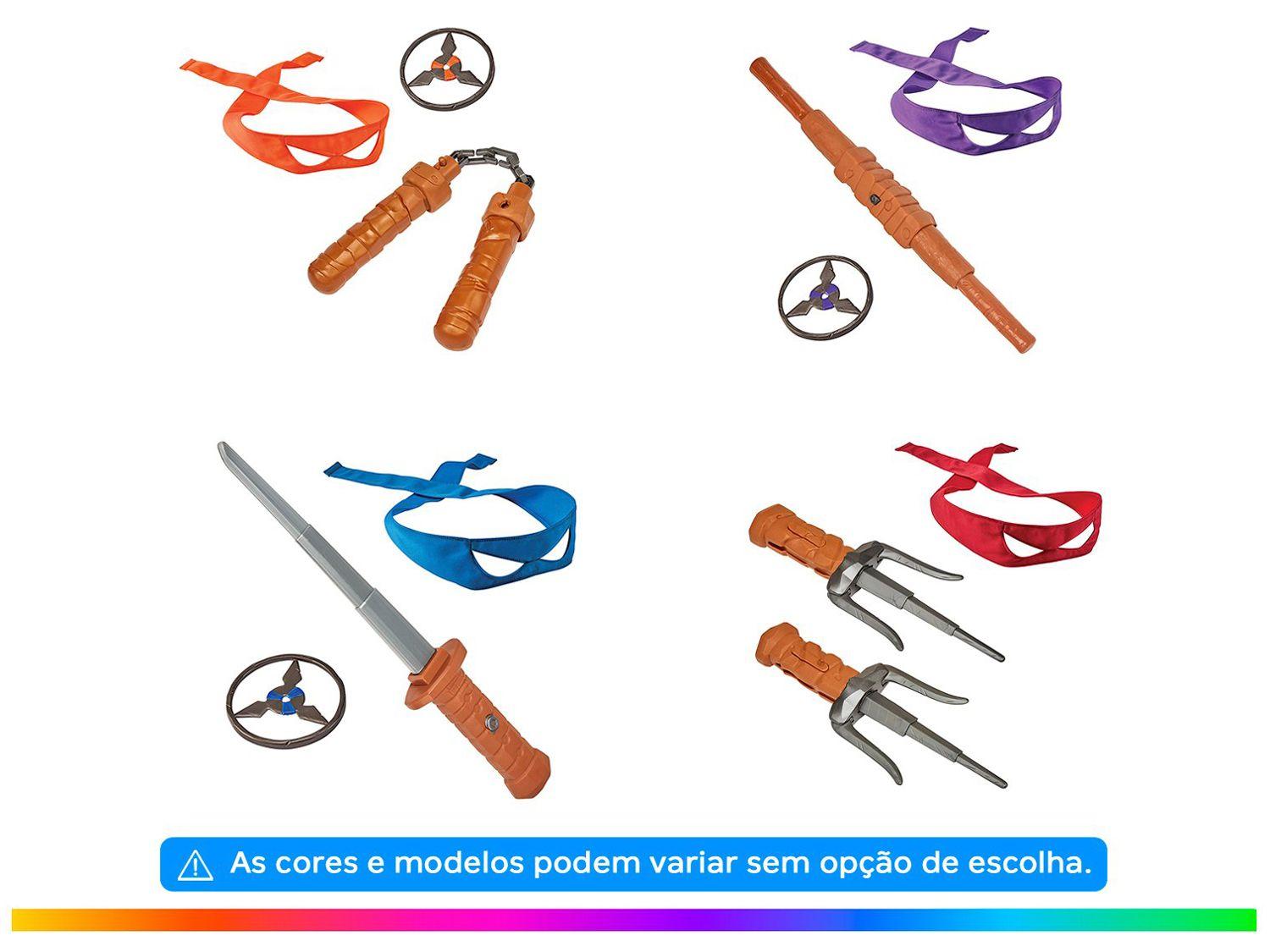 Máscara e Arma Tartarugas Ninja 