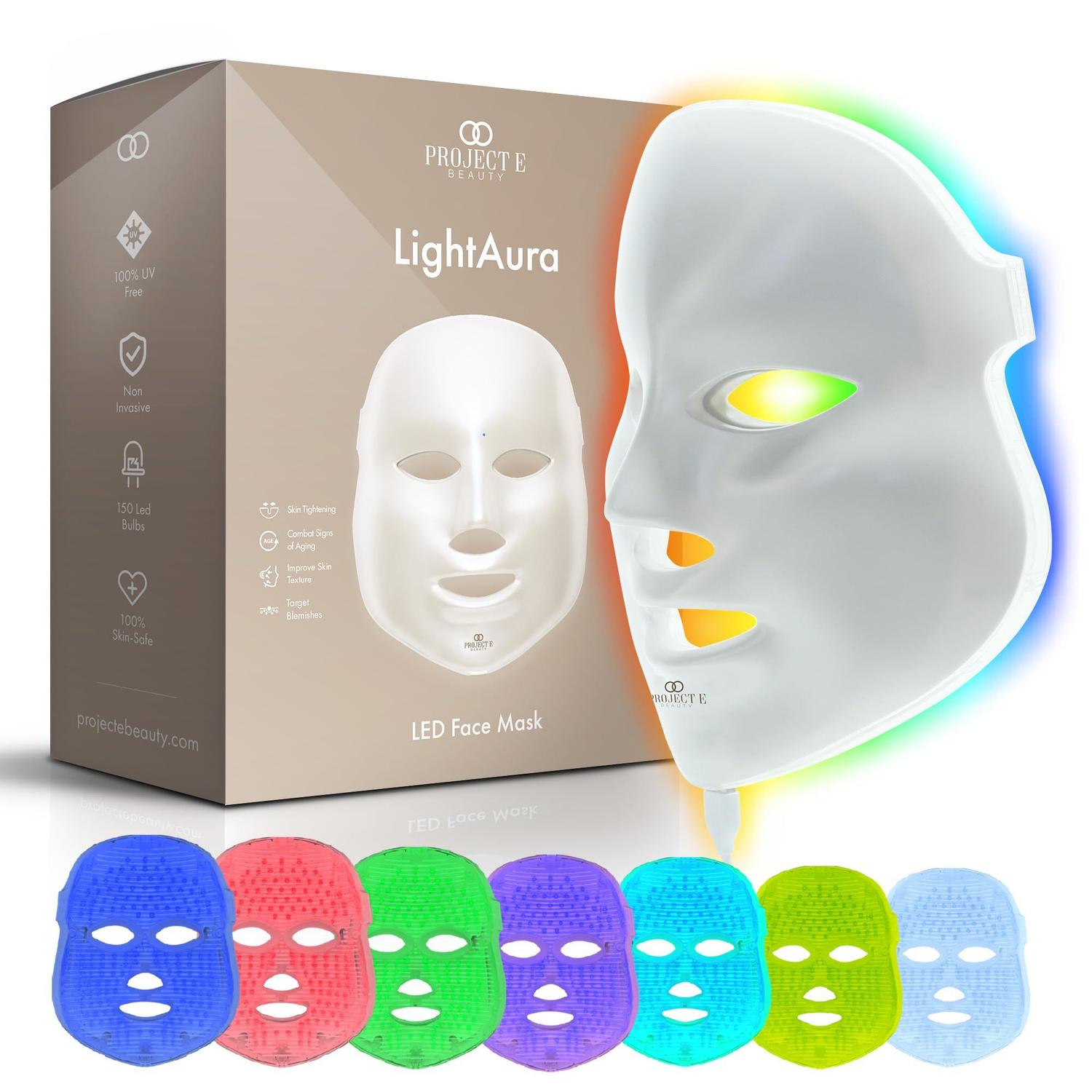 新品未開封‼️Project E Beauty Photon LEDマスク美顔器 - メルカリ