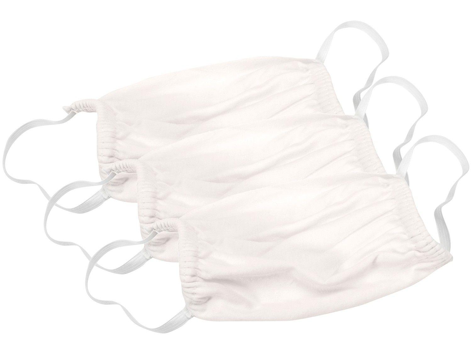 Máscara Lavável / Reutilizável Dupla Camada Branca