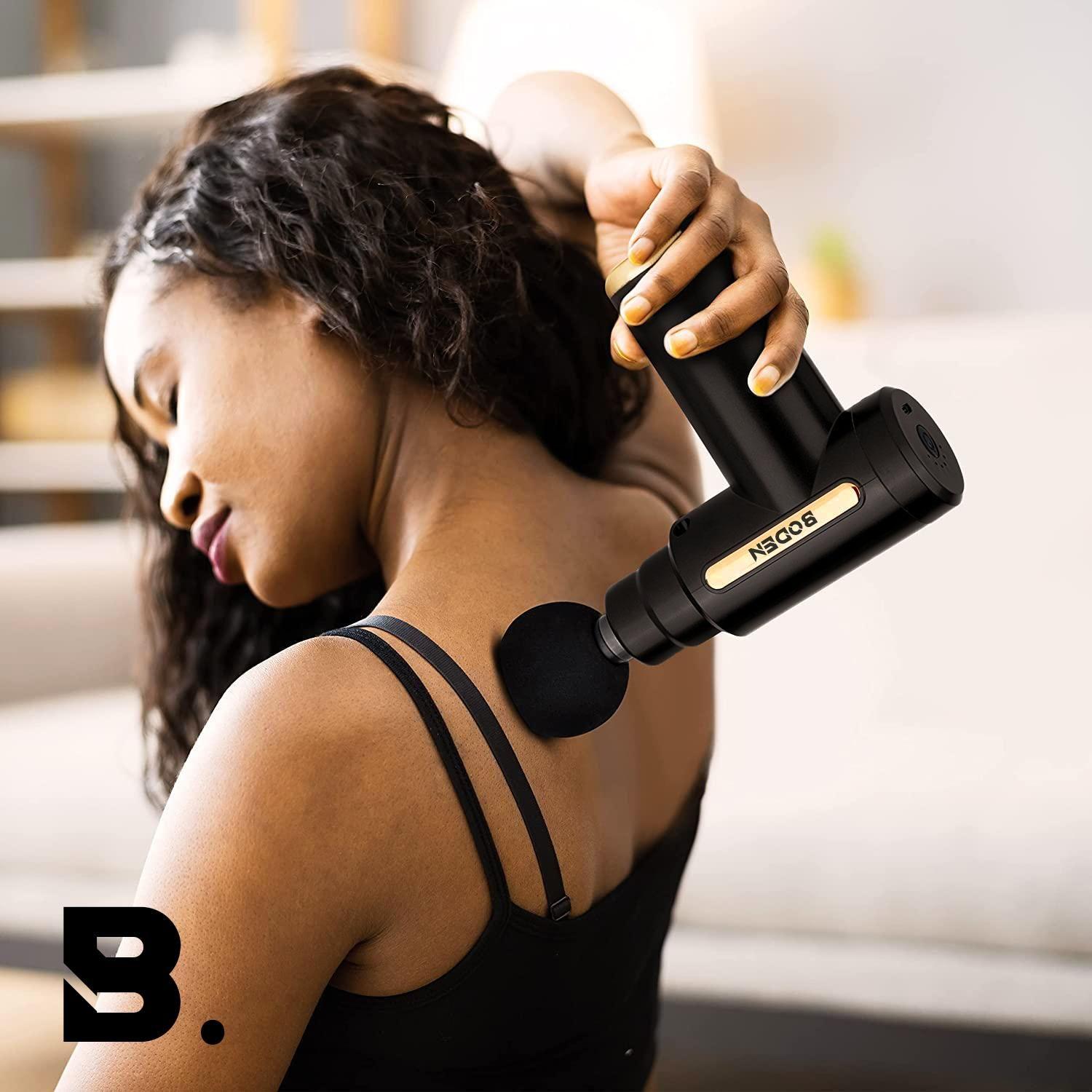 Massageador Pistola Muscular Elétrico Portátil Com Maleta