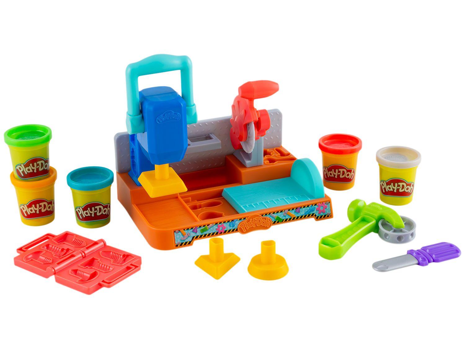Massinha Mesa de Ferramentas Coloridas Hasbro