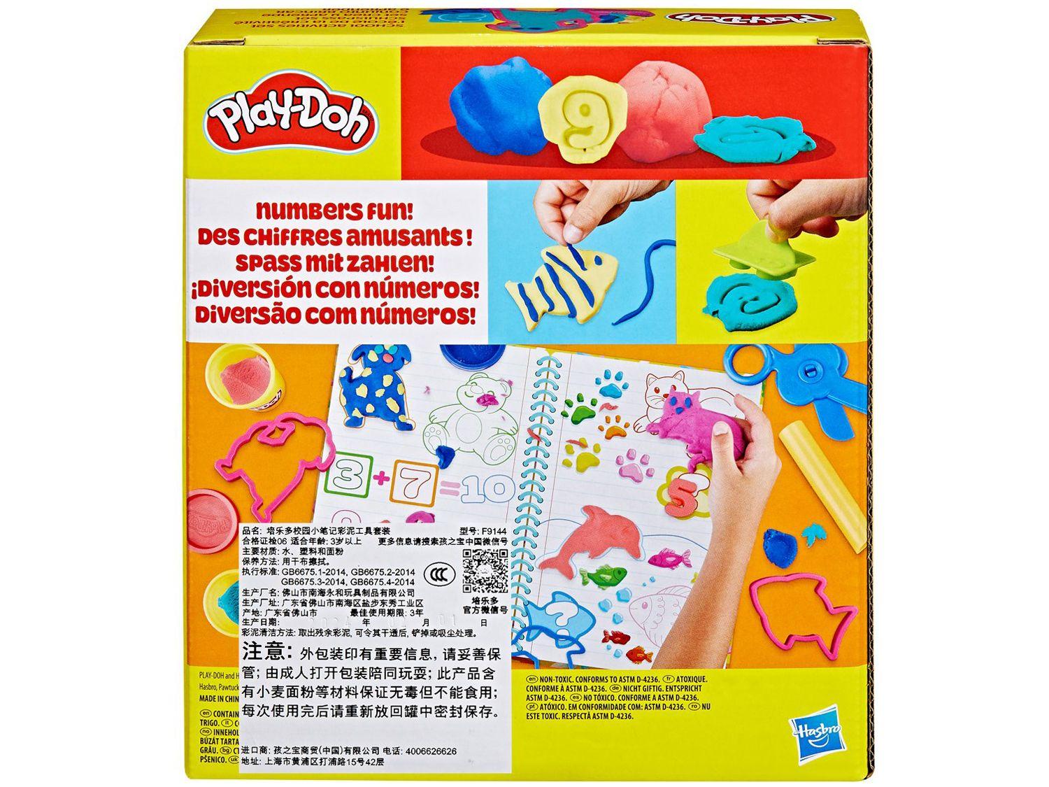 Massinha Play-Doh Conjunto Brincar e Aprender 