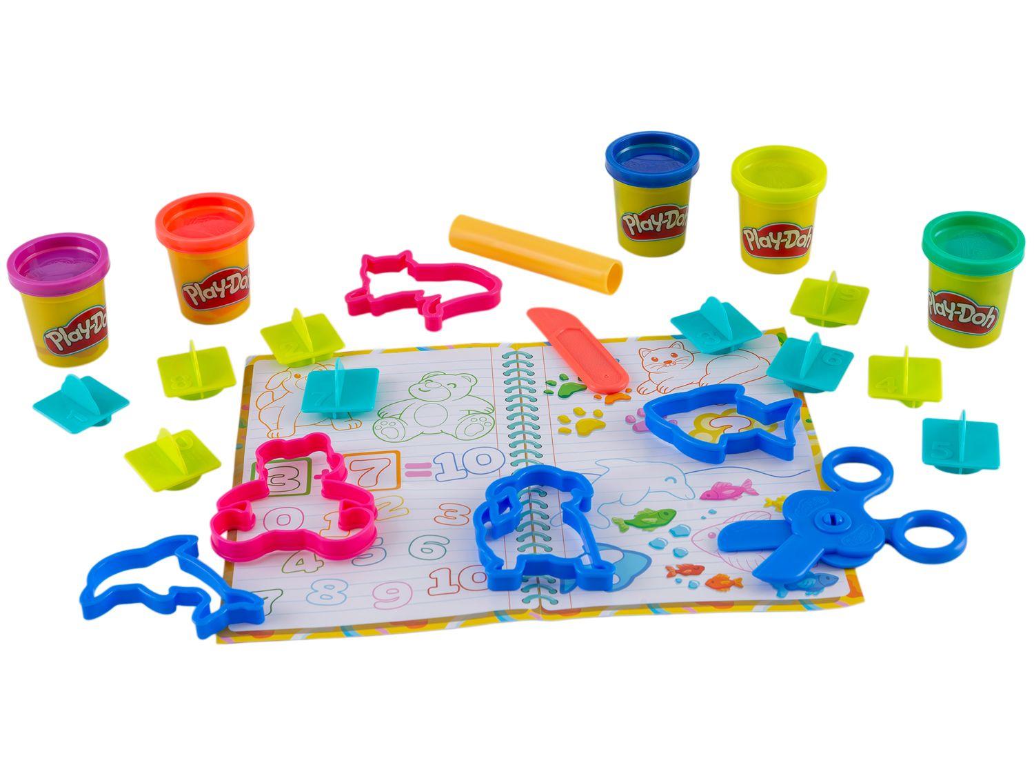 Massinha Play-Doh Conjunto Brincar e Aprender 