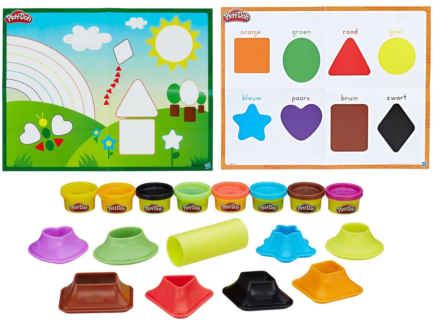 Massinha Play-Doh Cores e Formas