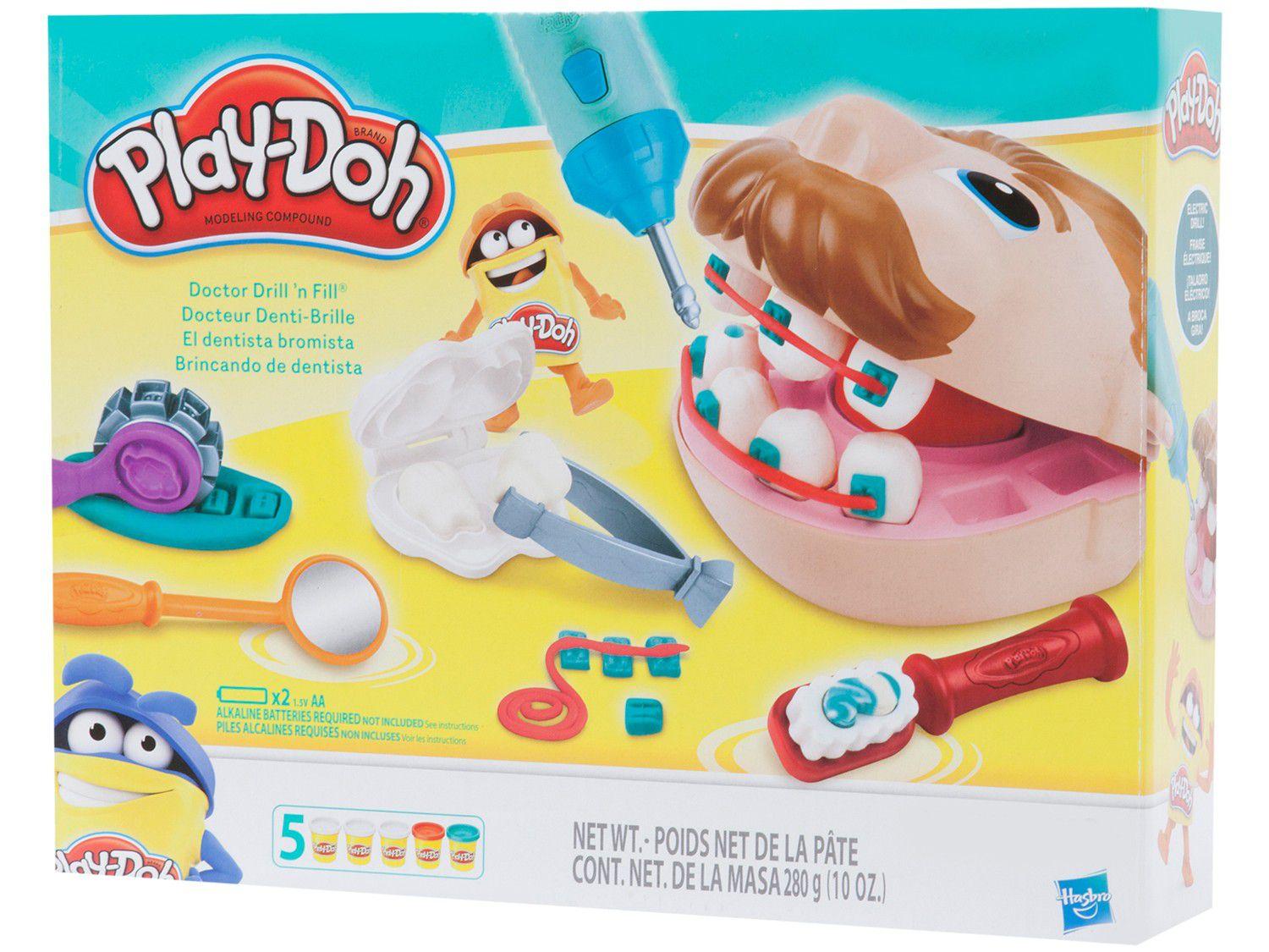 Massinha Play-Doh Dentista Hasbro - com Acessórios - Massinha ...
