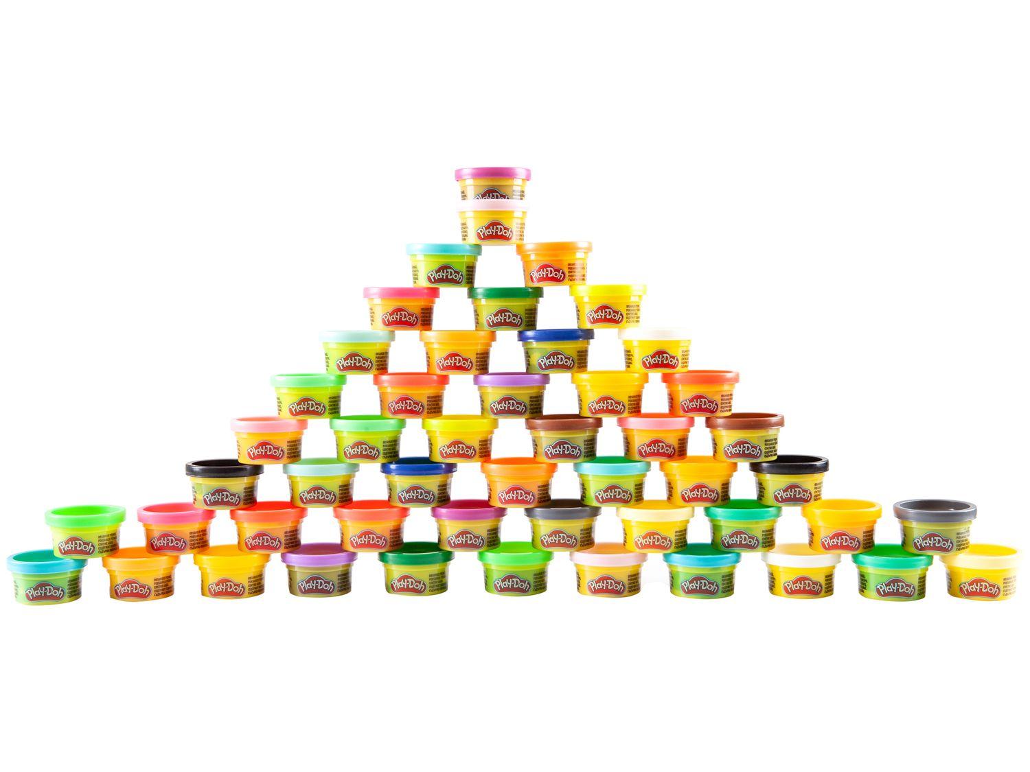 Massinha Play-Doh Hasbro Com 50 Potes