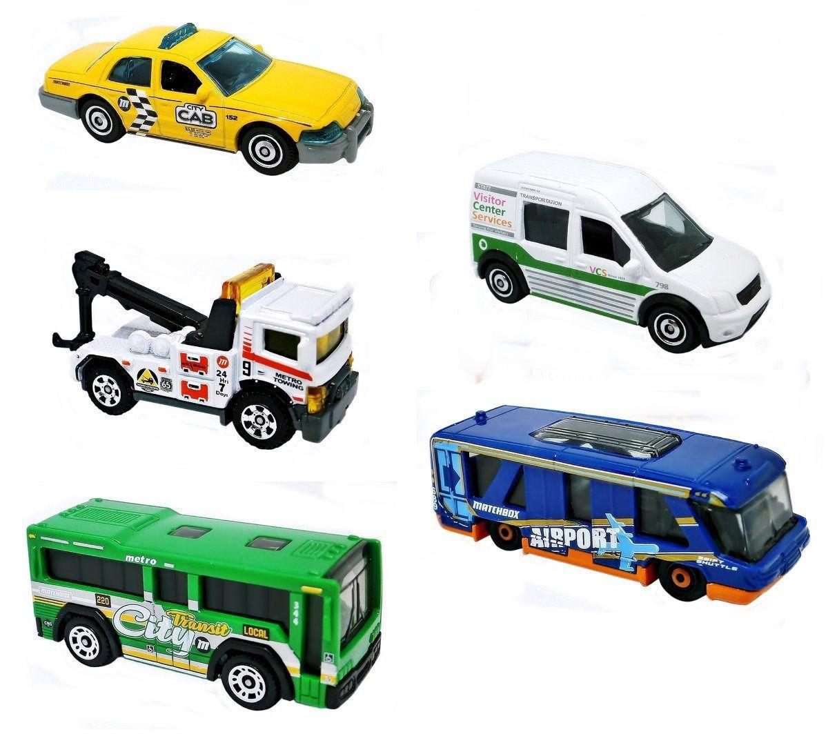 Matchbox 2018 Pack 5 Metro Transit Mattel Carrinhos e Cia Magazine Luiza