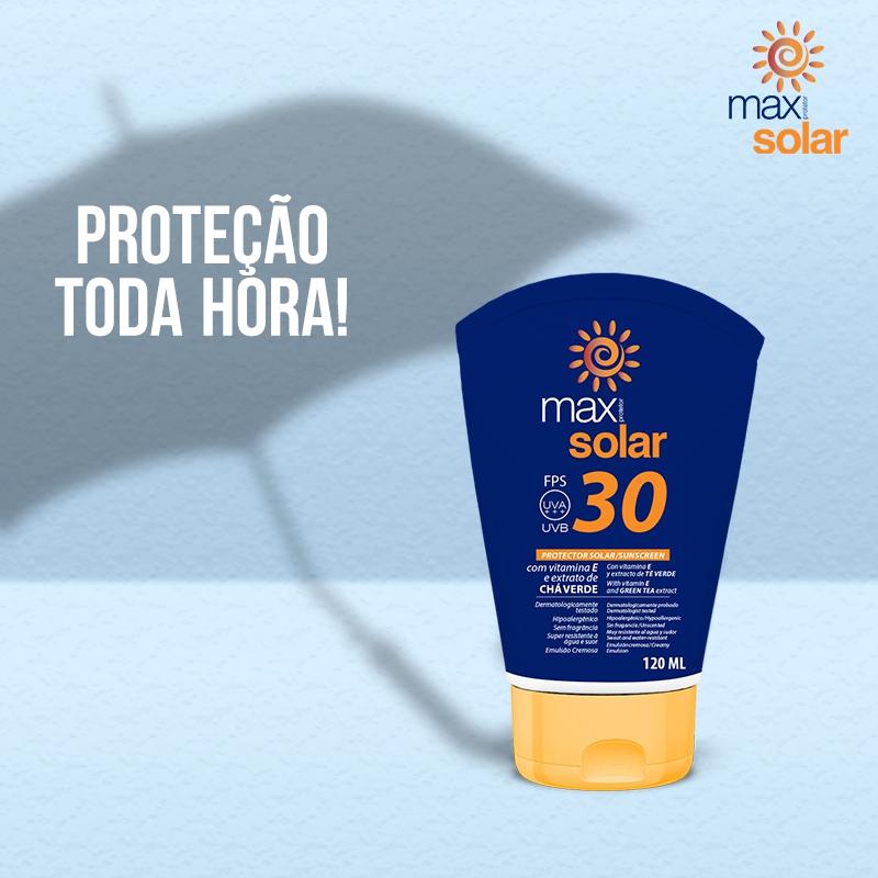 MAX PROTETOR SOLAR FPS 30 120 mL - Protetor Solar - Magazine Luiza
