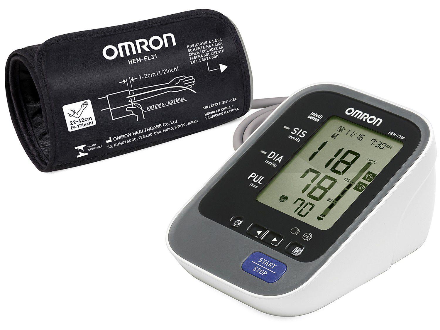 Medidor de Pressão Arterial Digital Automático - de Braço Omron HEM