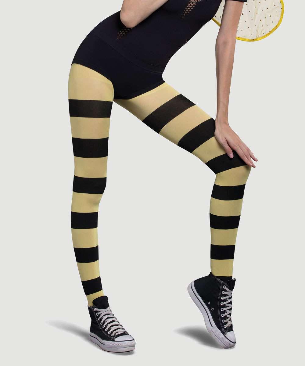 Meia calça amarela e preta listrada infantil abelhinha - Lynx Produções  artistica - Meia-Calça Feminina - Magazine Luiza
