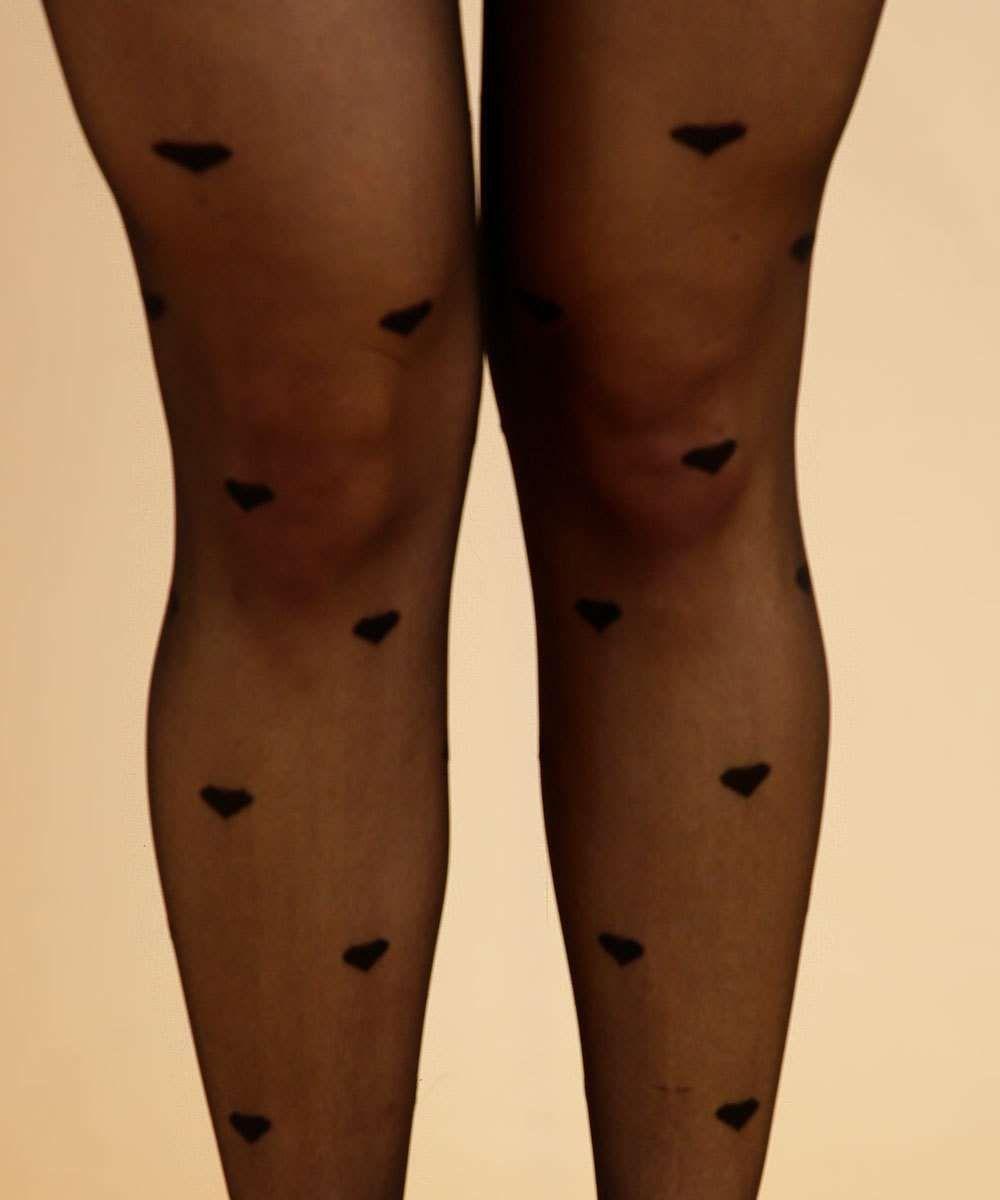 Meia Calça Feminina Fio 20 Estampa Coração - DANIELA - Meia-Calça Feminina  - Magazine Luiza