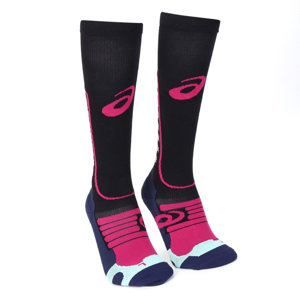 Meia De Compressão Asics Cano Longo - Meia Esportiva - Magazine Luiza