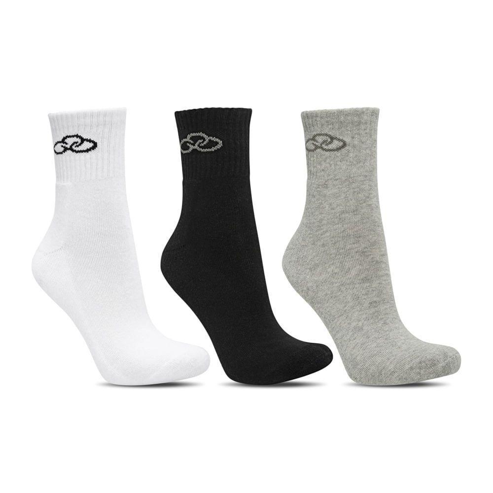 Meia Olympikus Cano Médio pacote c/ 3 pares Masculino - Roupa Íntima  Masculina - Magazine Luiza