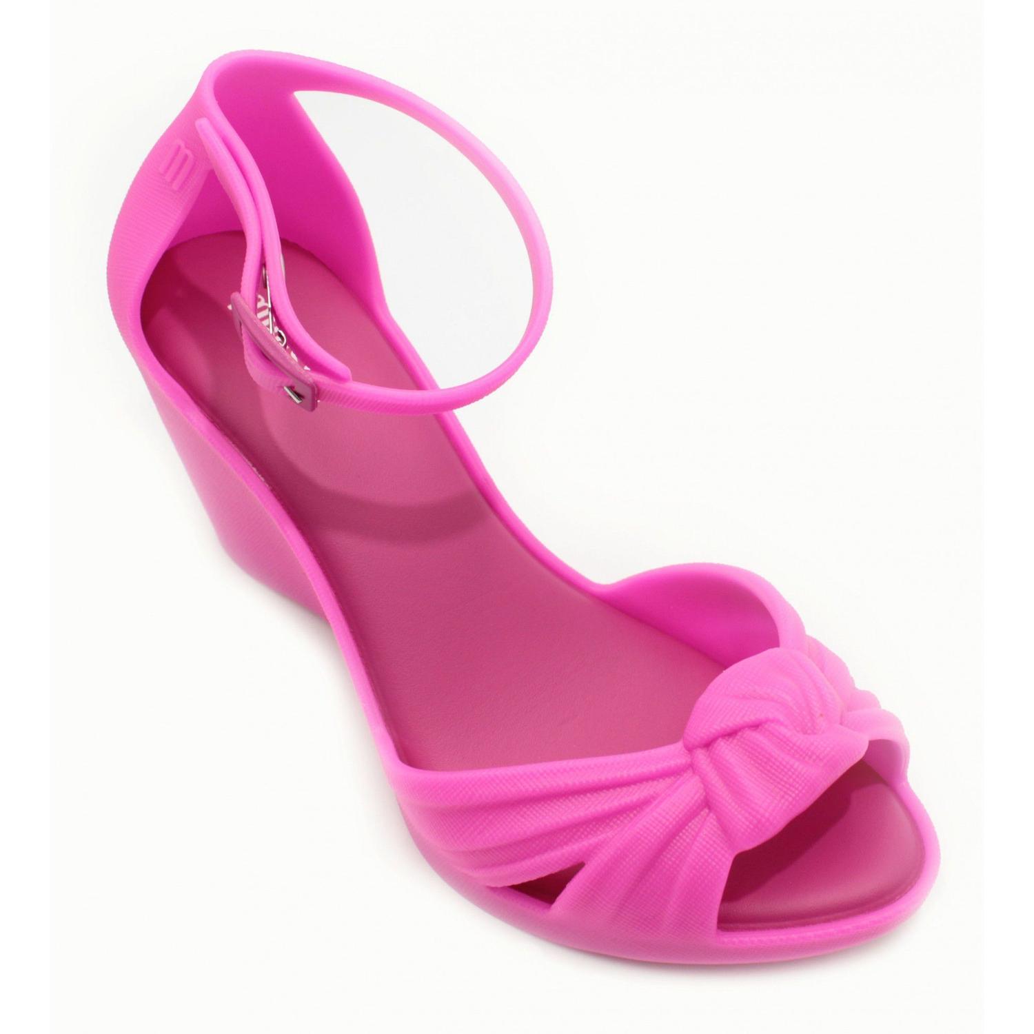 Melissa Velvet Wedge Rosa Fosco - Outros Moda e Acessórios - Magazine Luiza