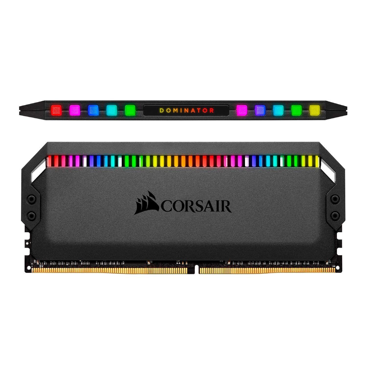 Memória Corsair Dominator Platinum RGB 32GB (4x8GB) DDR4 Memória Corsair Dominator Platinum RGB 32GB (4x8GB) DDR4