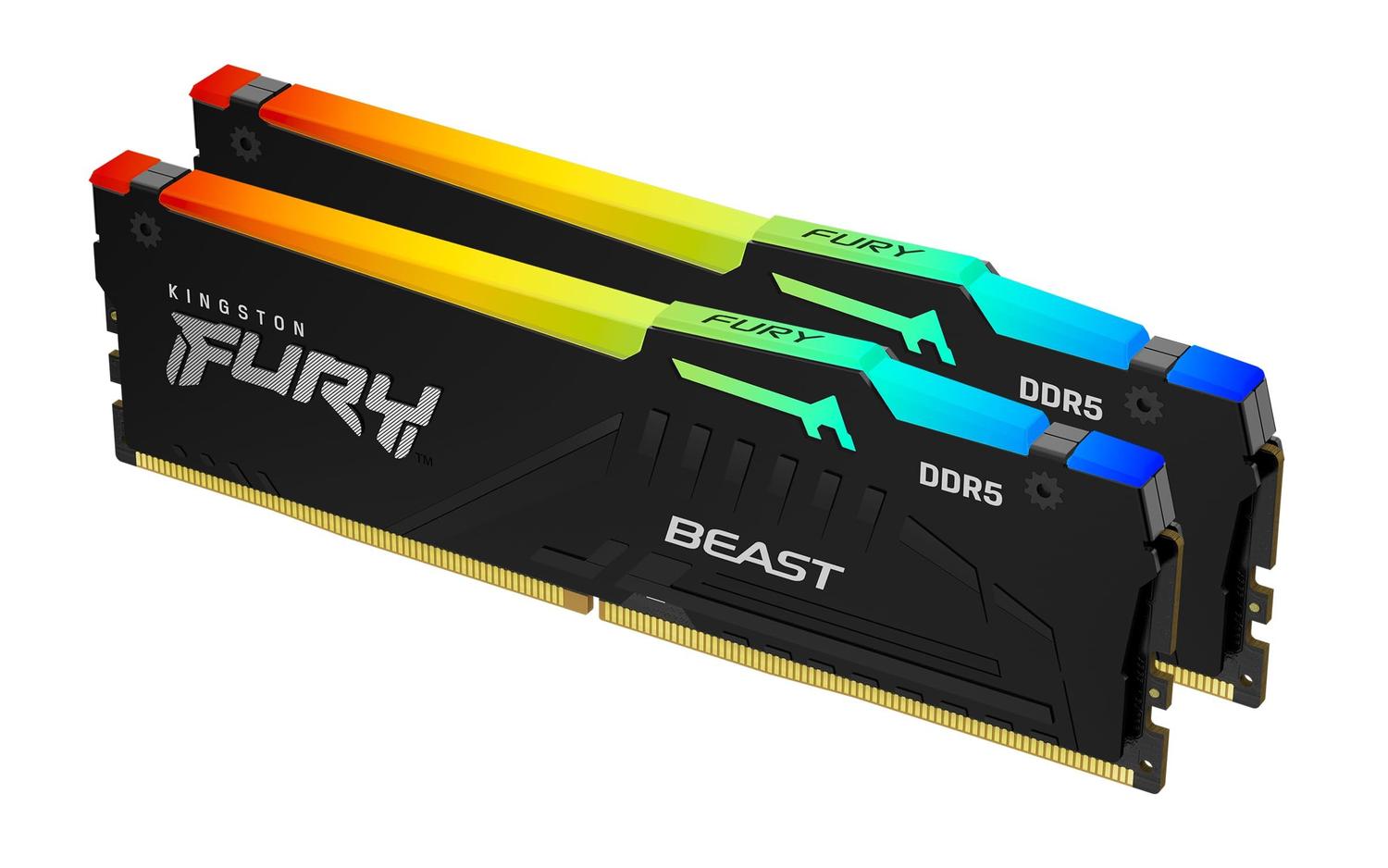 Memória DDR5 Kingston FURY Beast, 32GB (2x16GB), 6000MHz