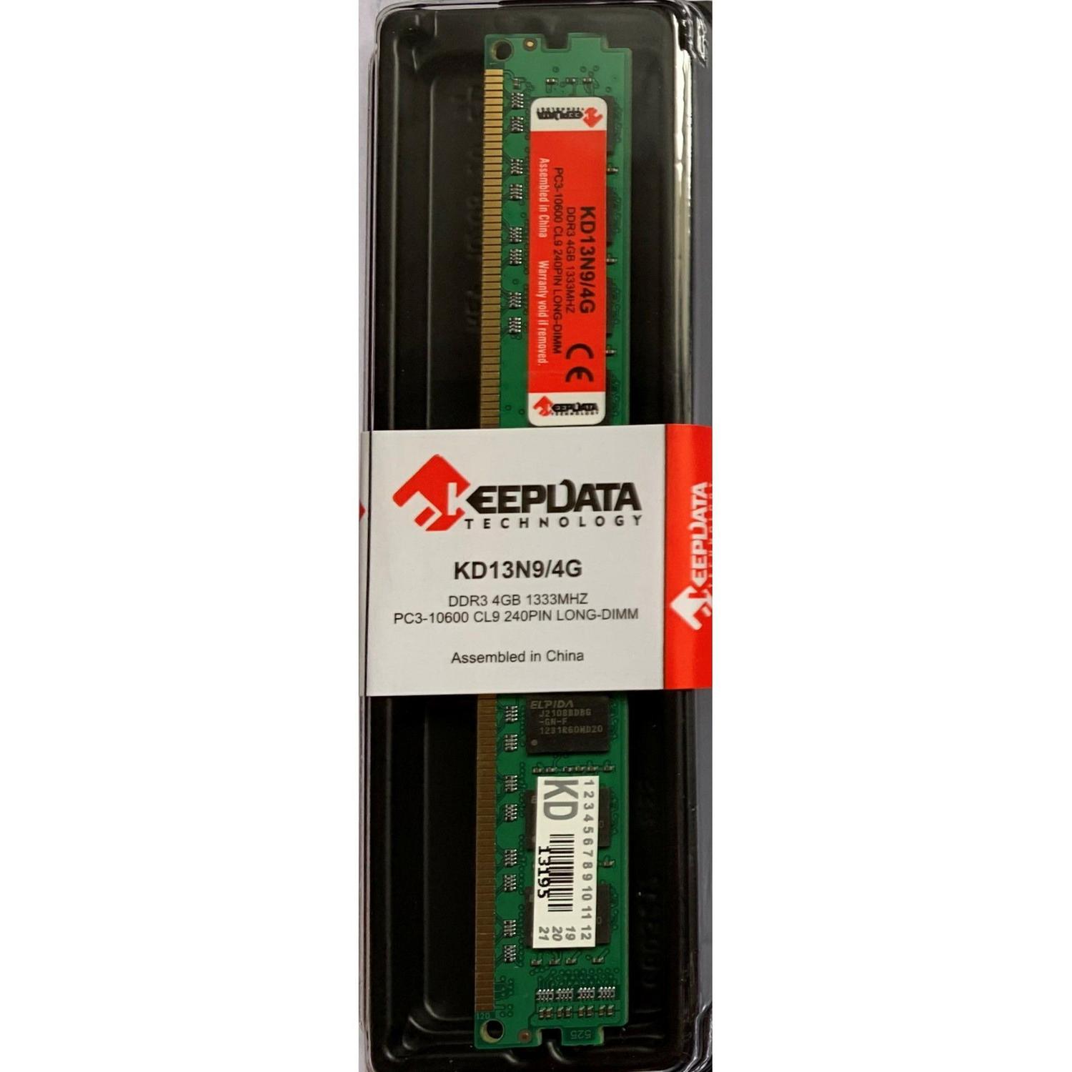Memória 4gb DDR3 1333Mhz Kingston Pc3-10600 Kvr1333d3n9/4G OEM Para Desktop