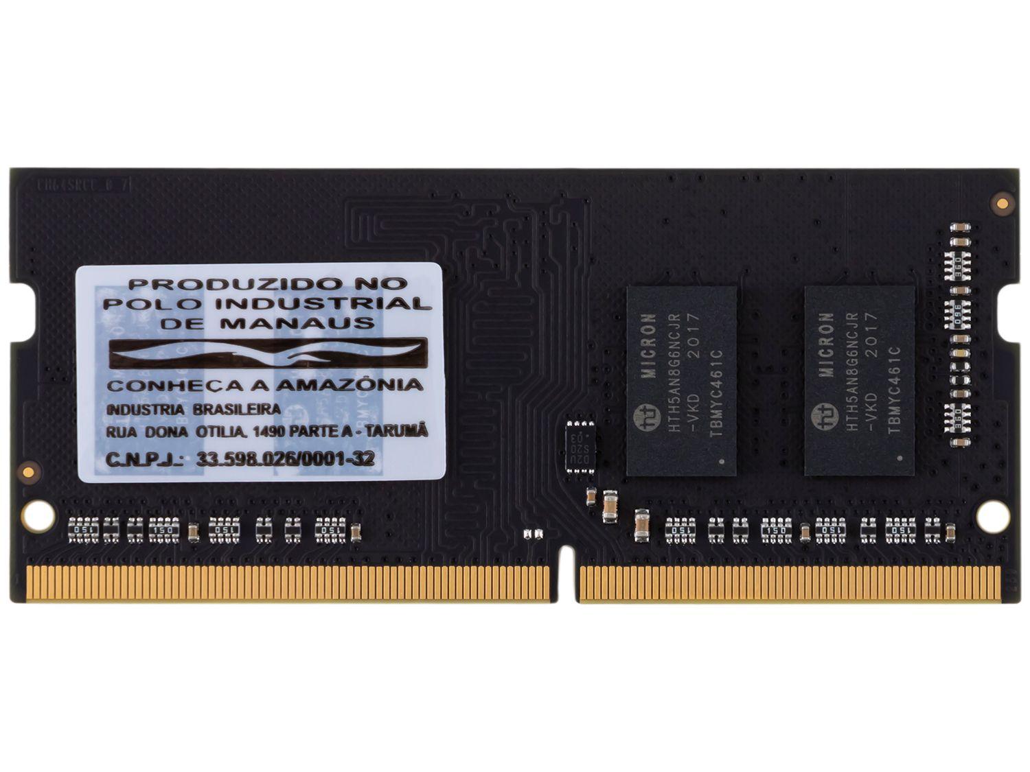 Memória RAM para Notebook 4GB DDR4