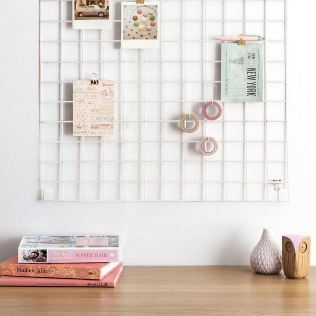 Memory Board Quadro de Fotos Preto 65cm x 45cm + 6 Mini Prendedores