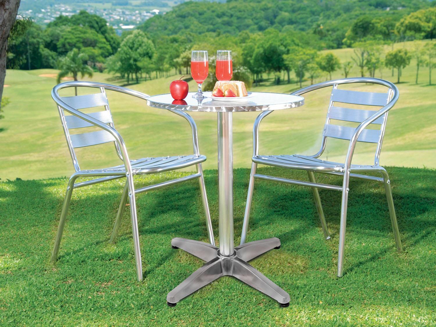 Mesa de Alumínio Redonda Mor 9020 Mesa Dobrável de Parede