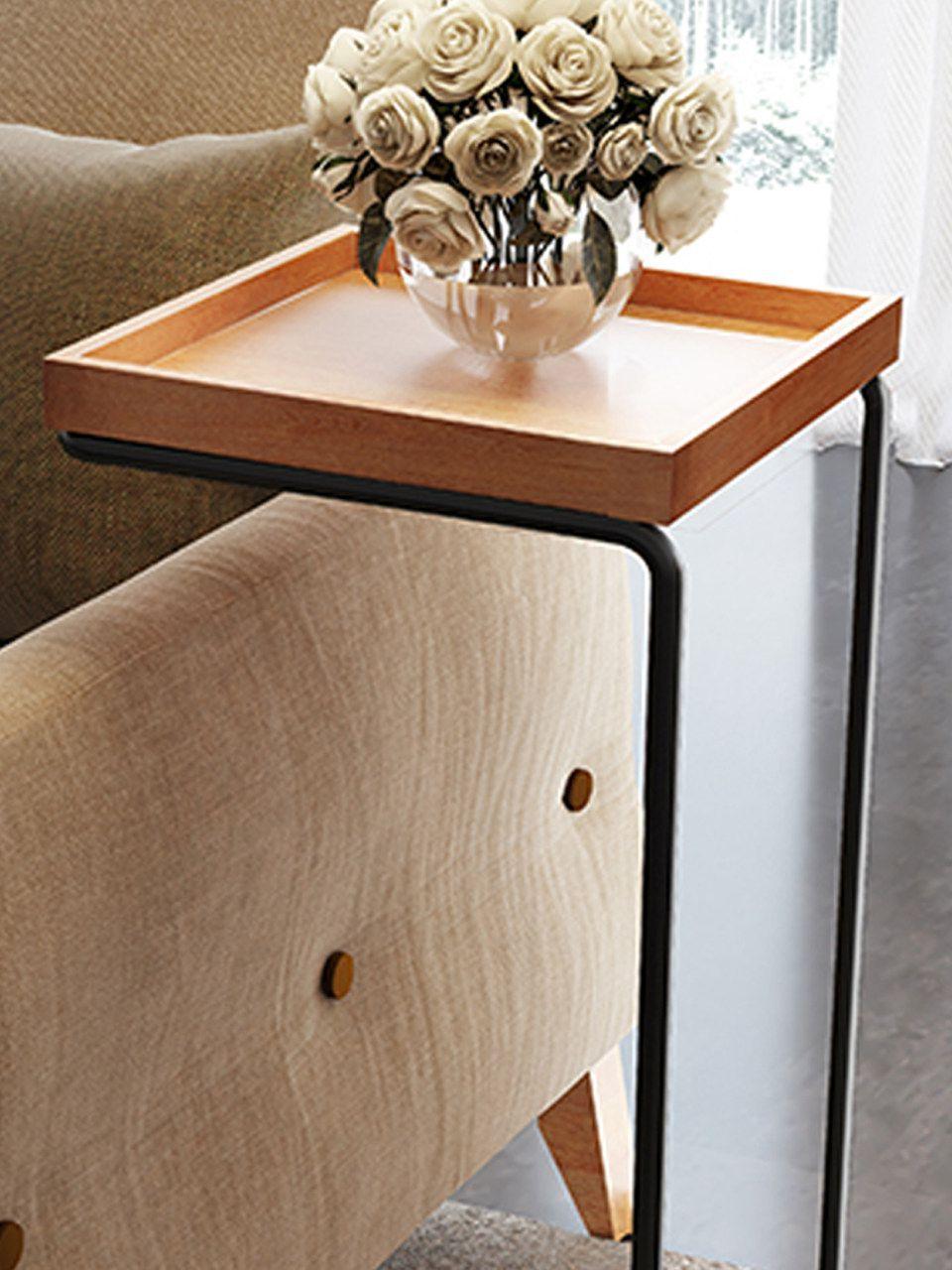 Mesa de Apoio para Sofá Bandeja Madeira Tna Decor Mesa de Canto / Lateral Magazine Luiza