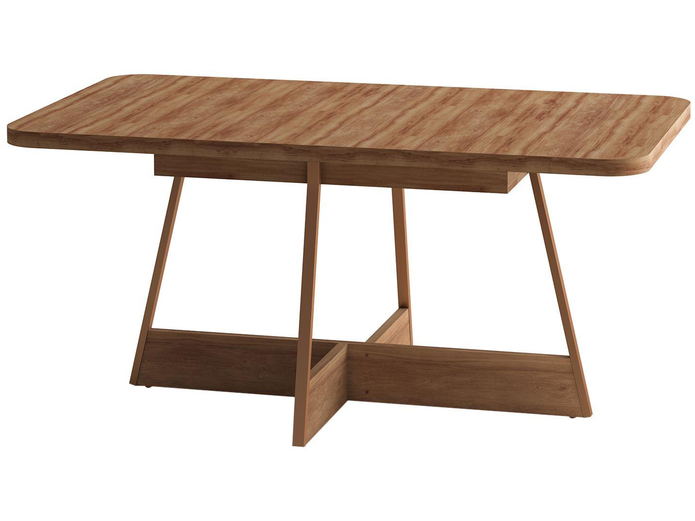 Mesa de Cozinha 6 Lugares Retangular Carraro Átria