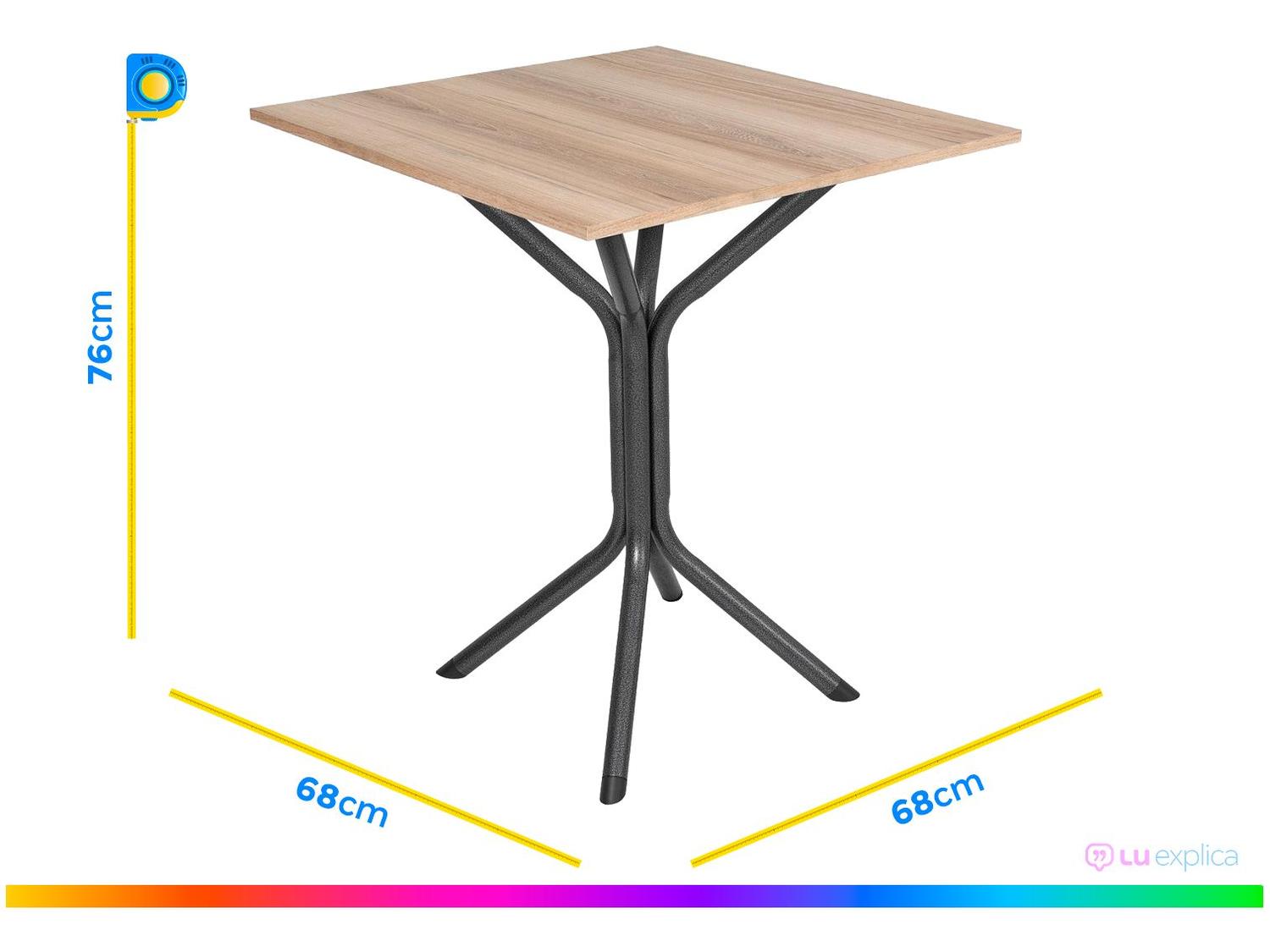 Mesa de Jantar 4 Cadeiras Quadrada