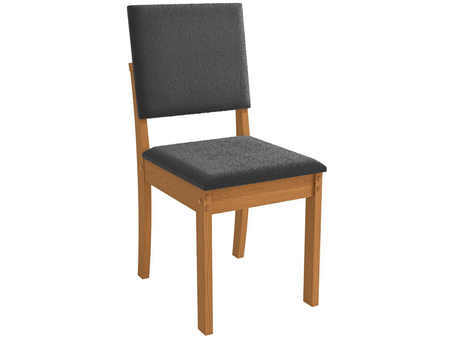 Mesa de Jantar 4 Cadeiras Redonda Tampo de MDF com Vidro Moscato Kappesberg