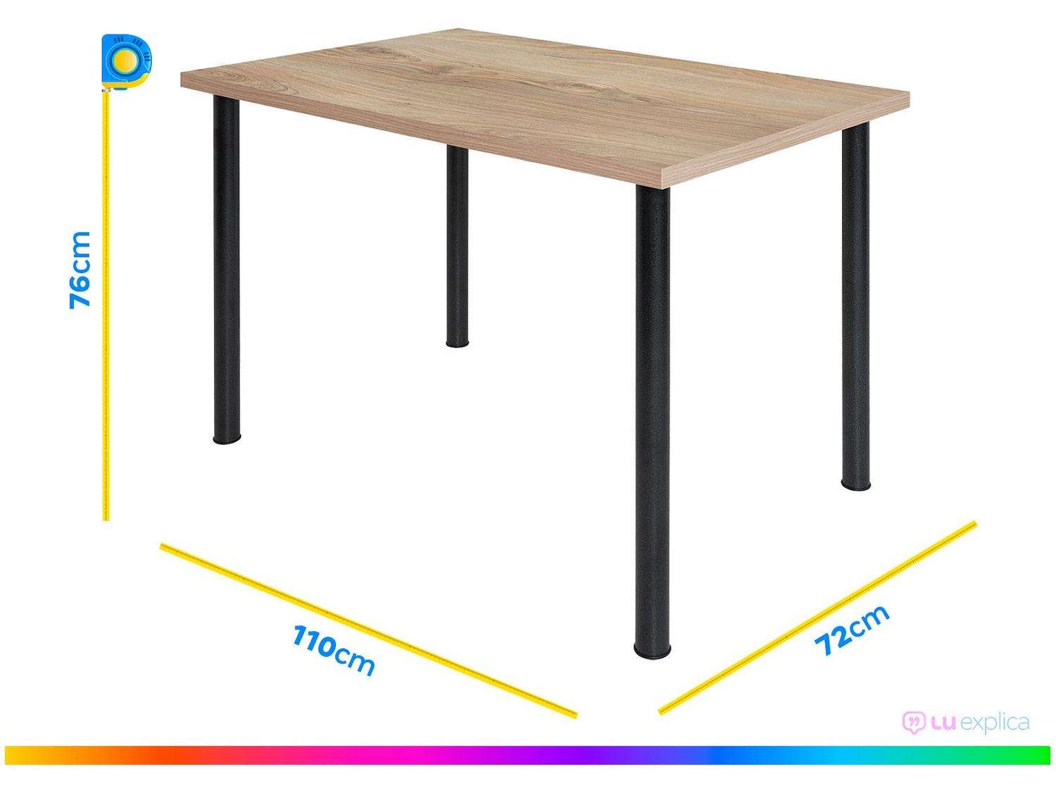 Mesa de Jantar 4 Cadeiras Retangular