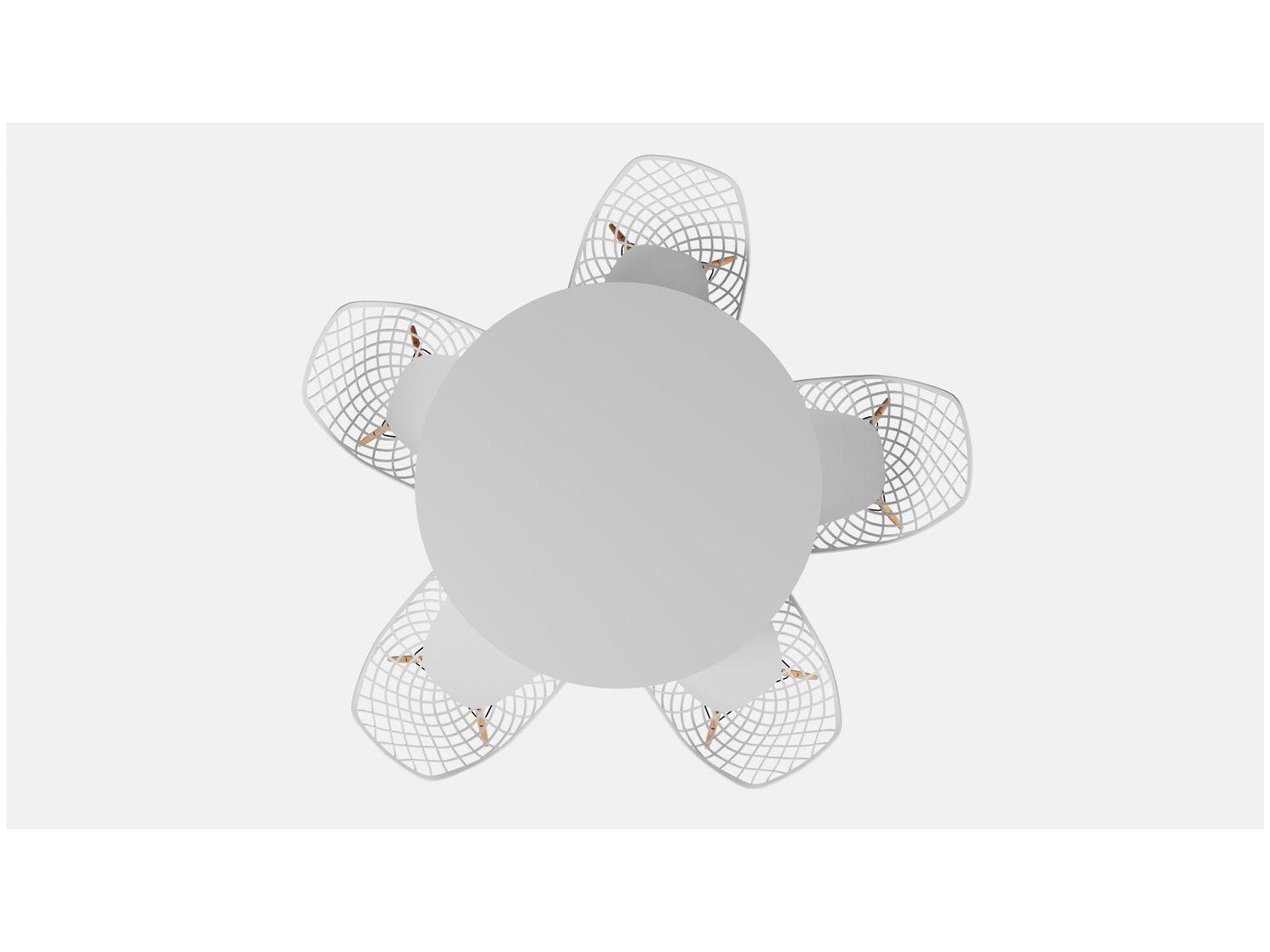 Mesa de Jantar 5 Cadeiras Redonda Branco 