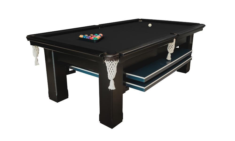 Mesa de Sinuca Comercial Black com Tampo de Ping-pong – Bilhares Flotuba