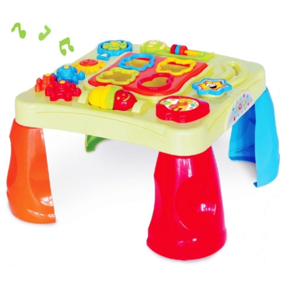 Mesa Didática Criativa Atividades P/ Bebê - Maral Brinquedos - Mesa de ...