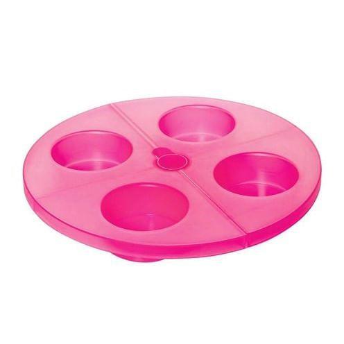 Conjunto de Jardim Mesa com 4 Cadeiras e Guarda Sol Malibu - MOR