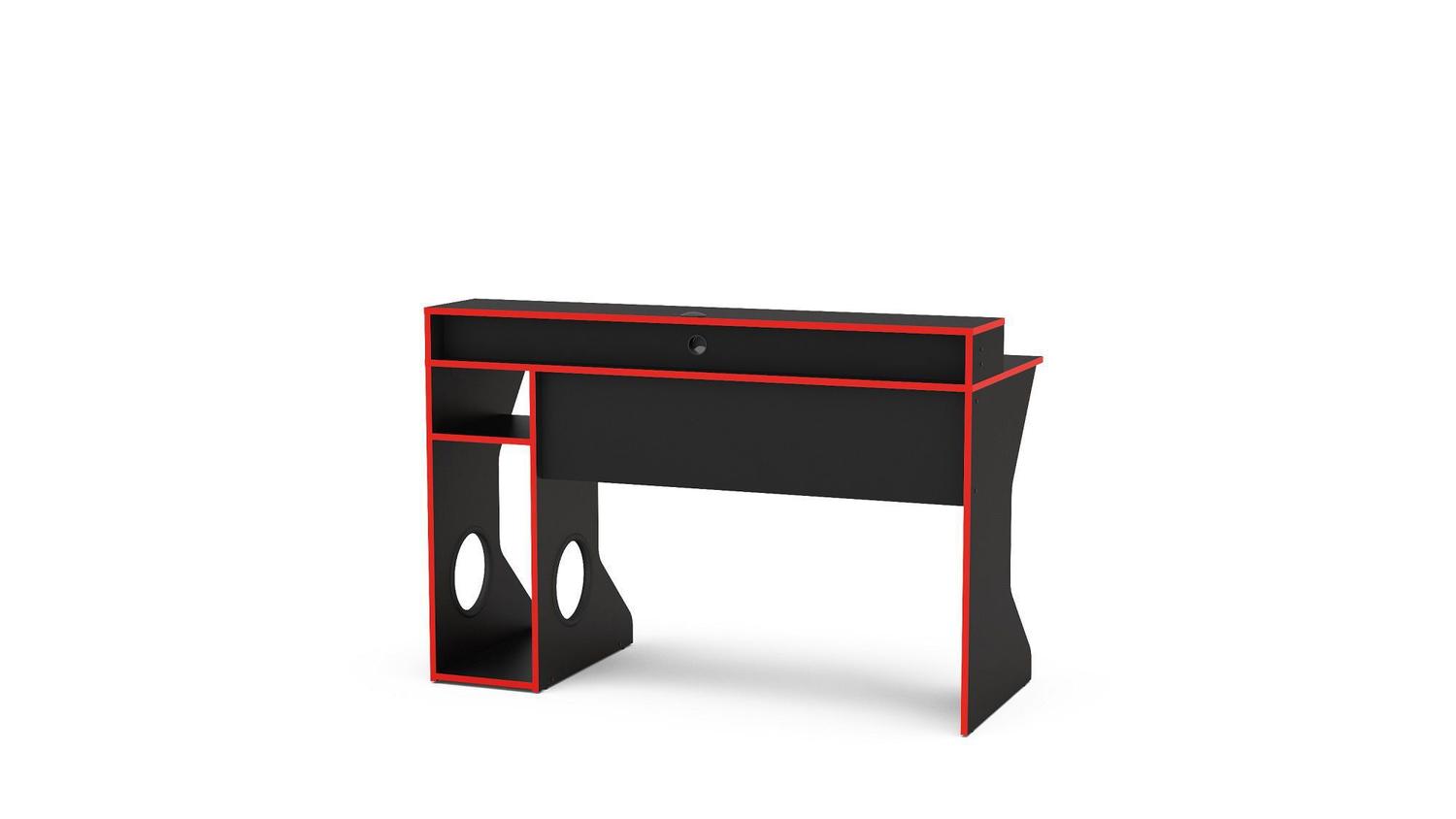 Mesa Gamer Fremont Para Monitores Preto Vermelho Politorno Mesa Gamer Magazine Luiza