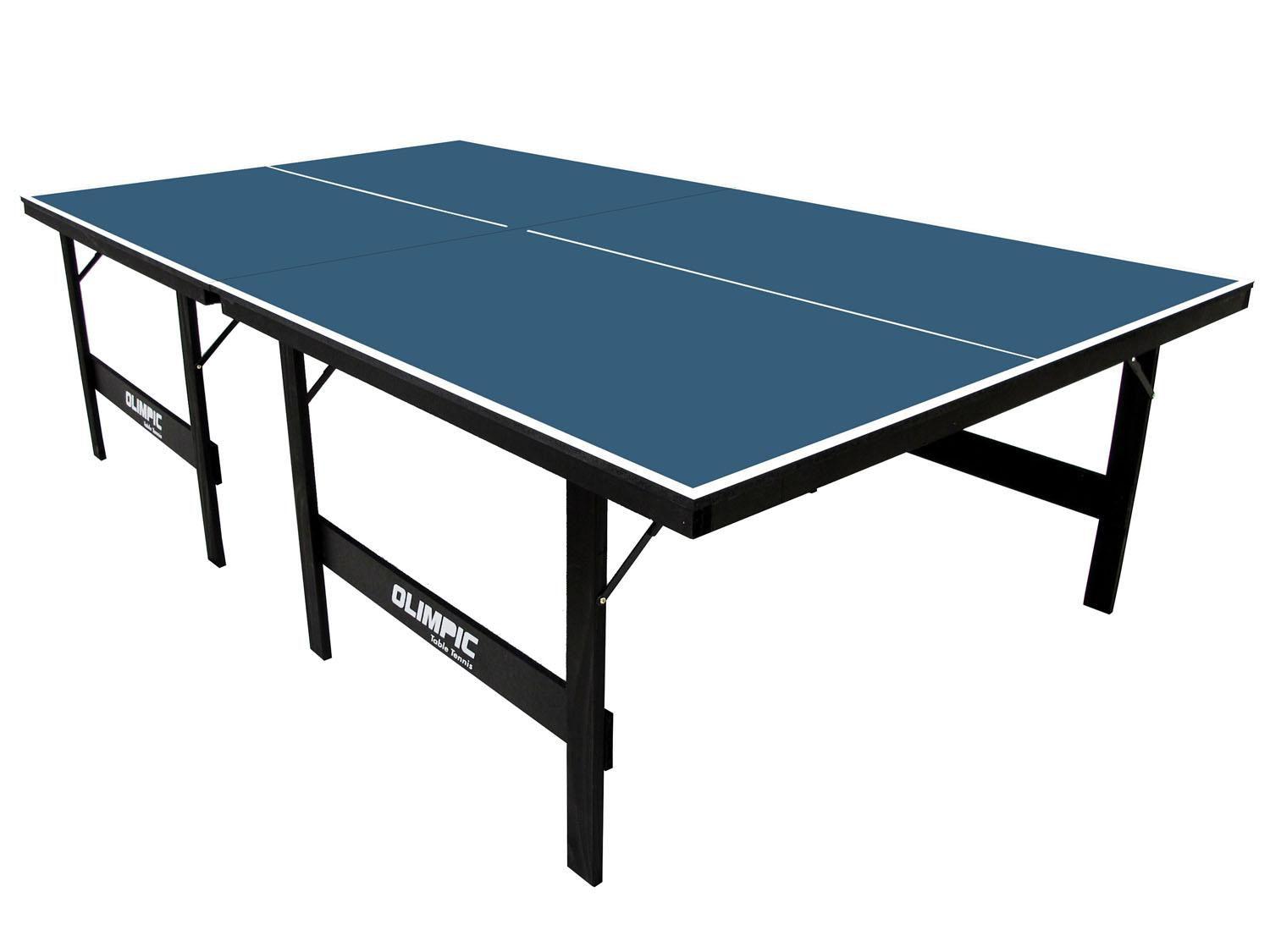 Mesa Oficial para Tênis de Mesa 12mm Olimpic c/ Pés em Madeira Maciça e Dobráveis Ping Pong Mesa Oficial para Tênis de Mesa 12mm Olimpic c/ Pés em Madeira Maciça e Dobráveis Ping Pong