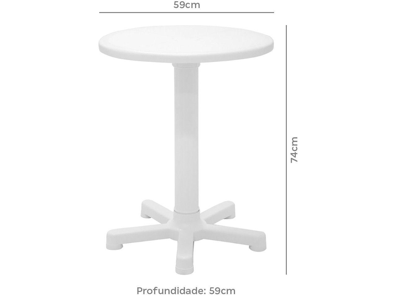 Mesa para Área Externa de Apoio Polipropileno 