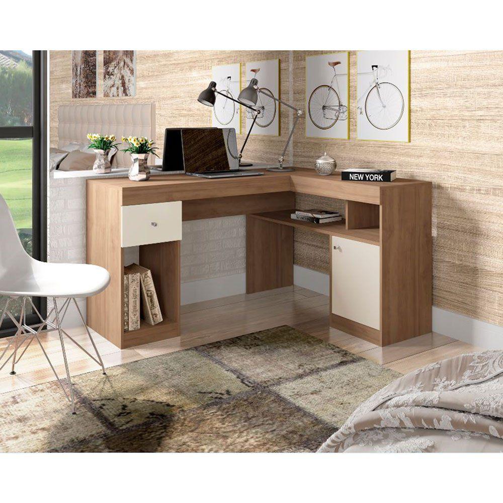 Mesa para Computador de Canto Caemmun Nilo - Escrivaninha / Mesa para ...