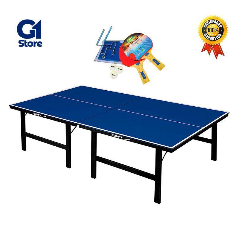 MESA PING PONG ESPECIAL MDF 18mm KLOPF 1019 KIT Completo 5031