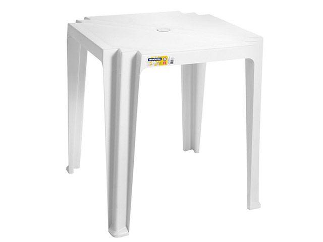 Mesa Quadrada Polipropileno Tramontina Tambaú 92314010 Branco