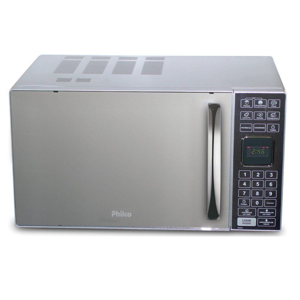 Microondas 25 Litros Philco Espelhado PME25 Britania / Philco